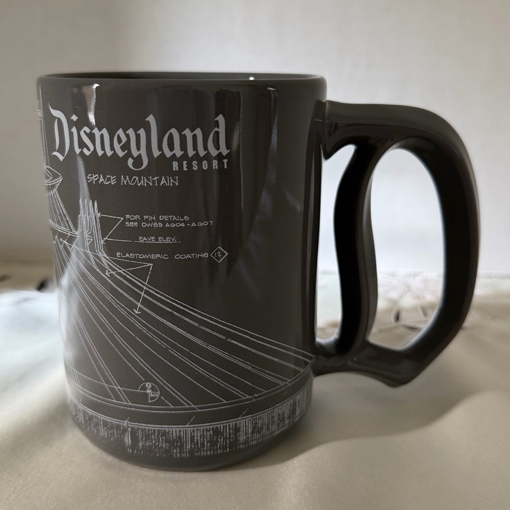 Disneyland Resort Space Mountain Blueprint Mug
